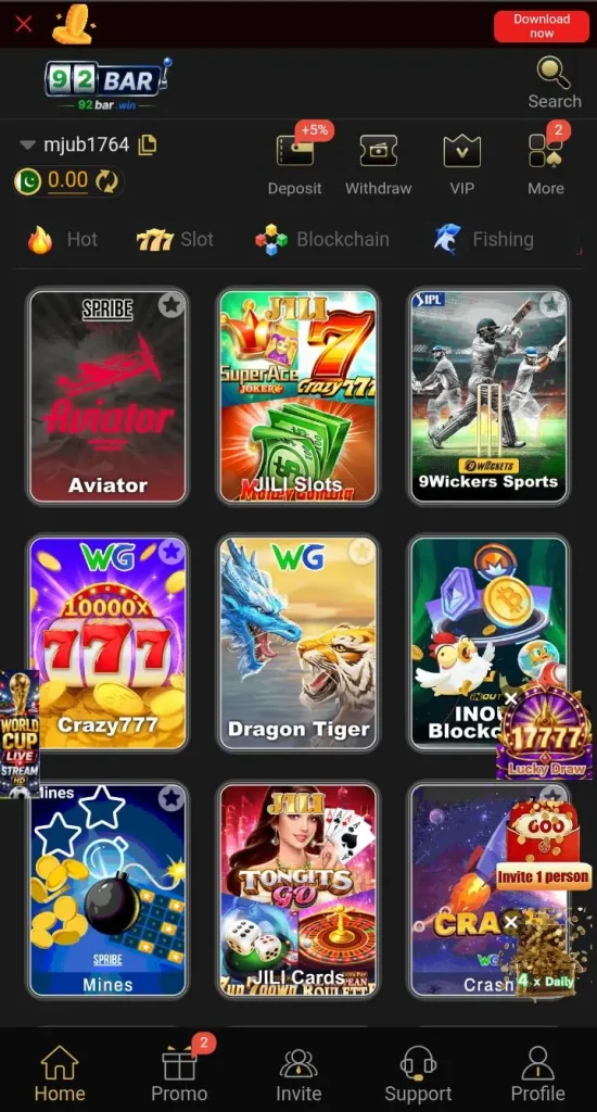 92Bar Game