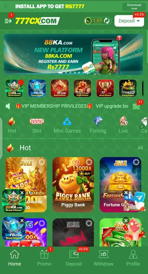 777CX game